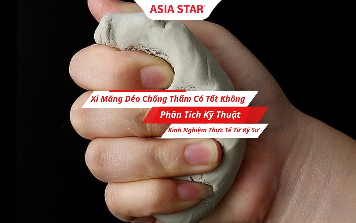 Xi măng dẻo chống thấm có tốt không