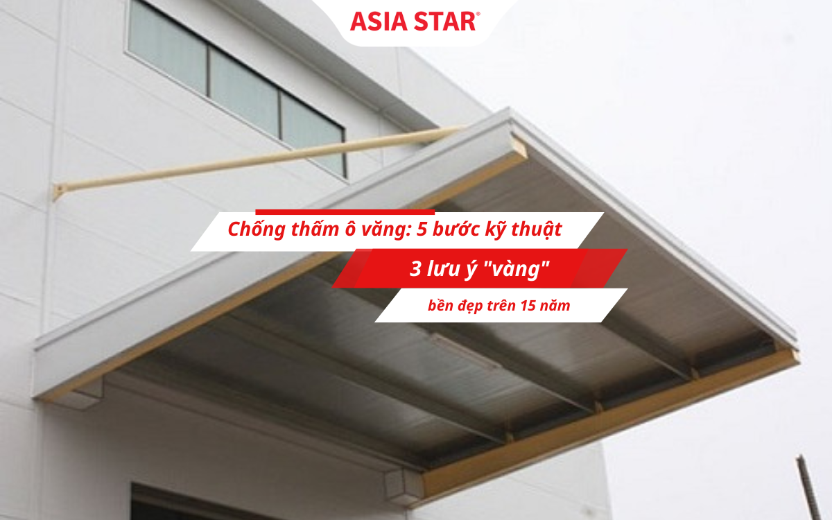 Chống thấm ô văng