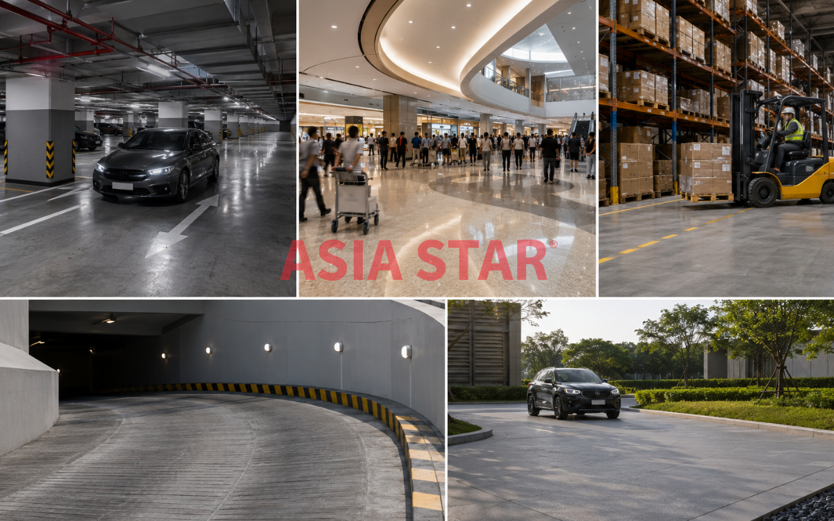Các khu vực chịu tải trọng lớn