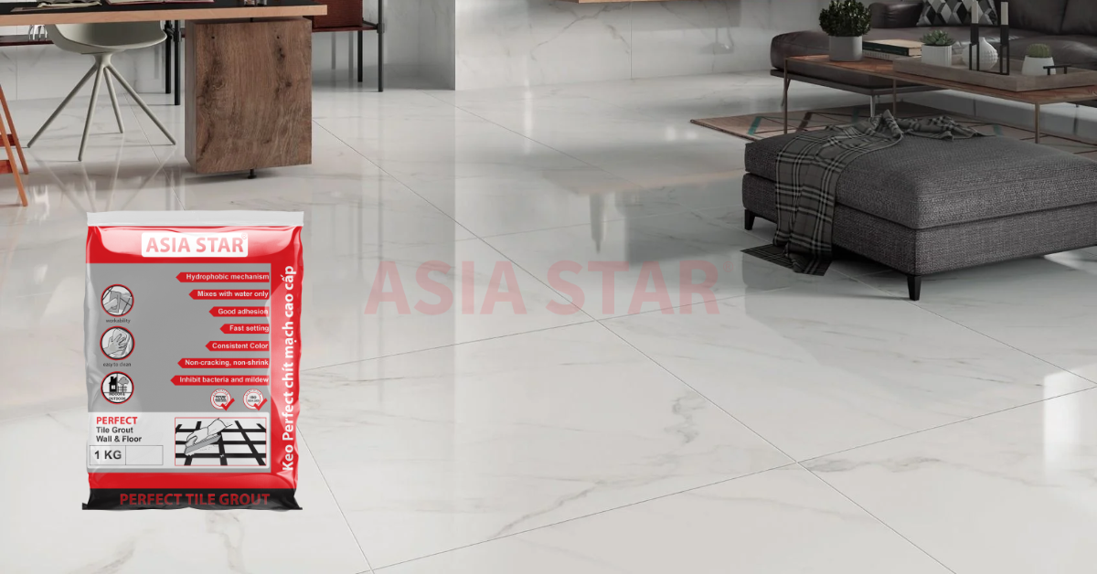 Đường ron đẹp với keo chít mạch hạn chế gạch bong tróc