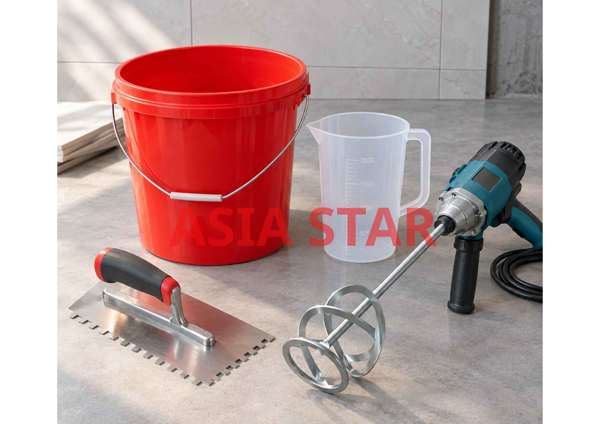 Dụng cụ trộn keo