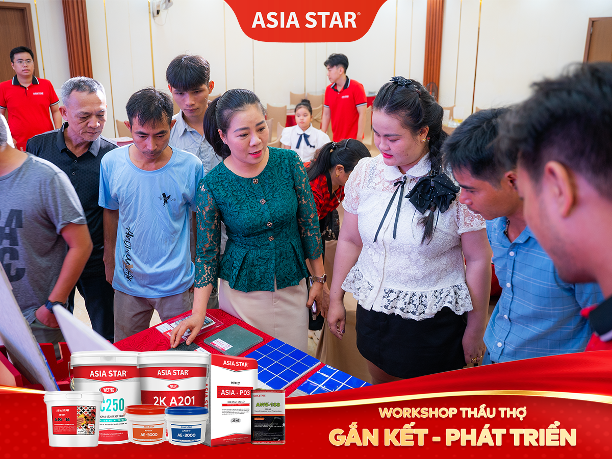 Không khí giao lưu sôi nổi, thắt chặt tình đoàn kết giữa Asia Star – NPP – Thầu/Thợ.