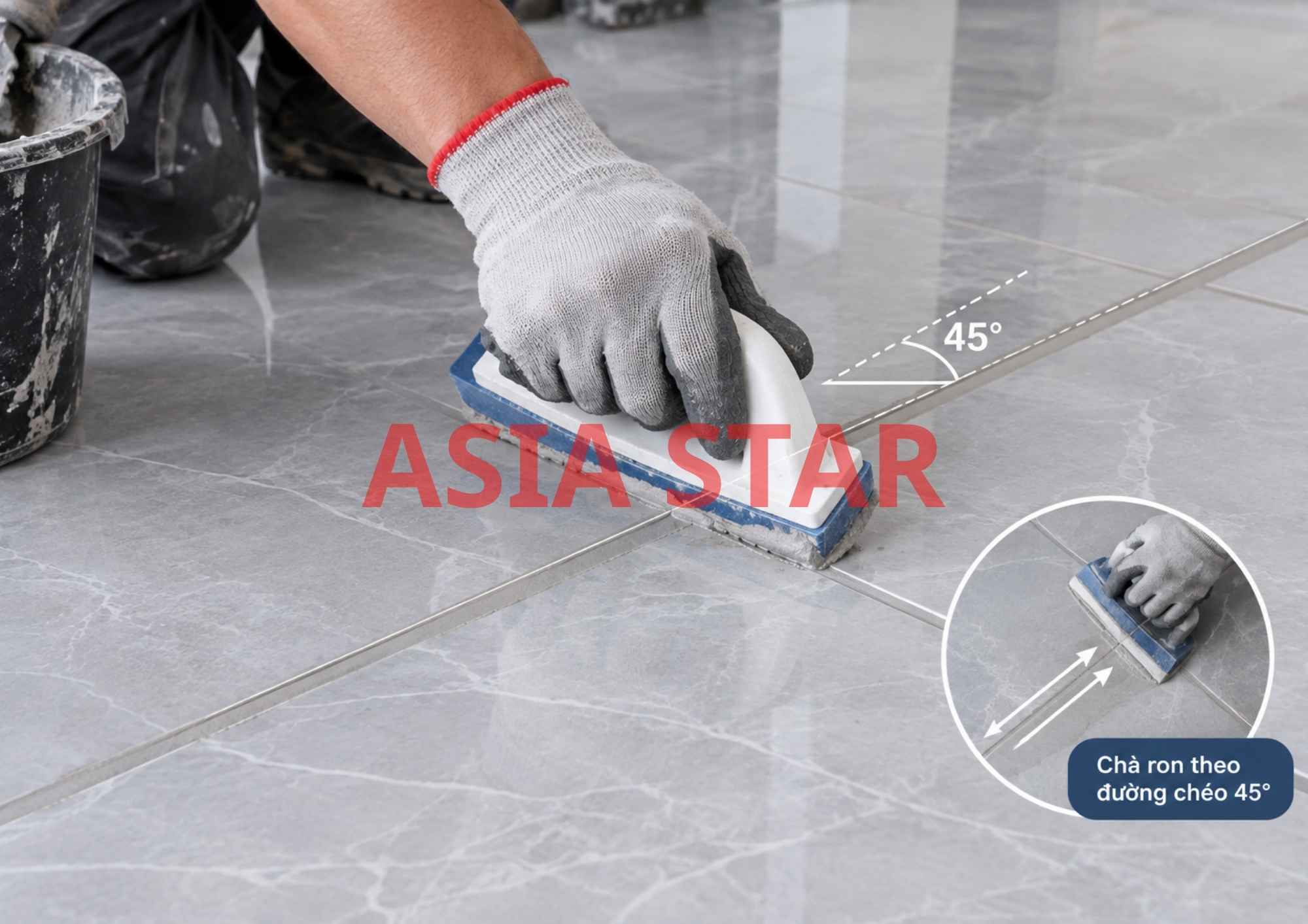 Chà ron đúng kỹ thuật