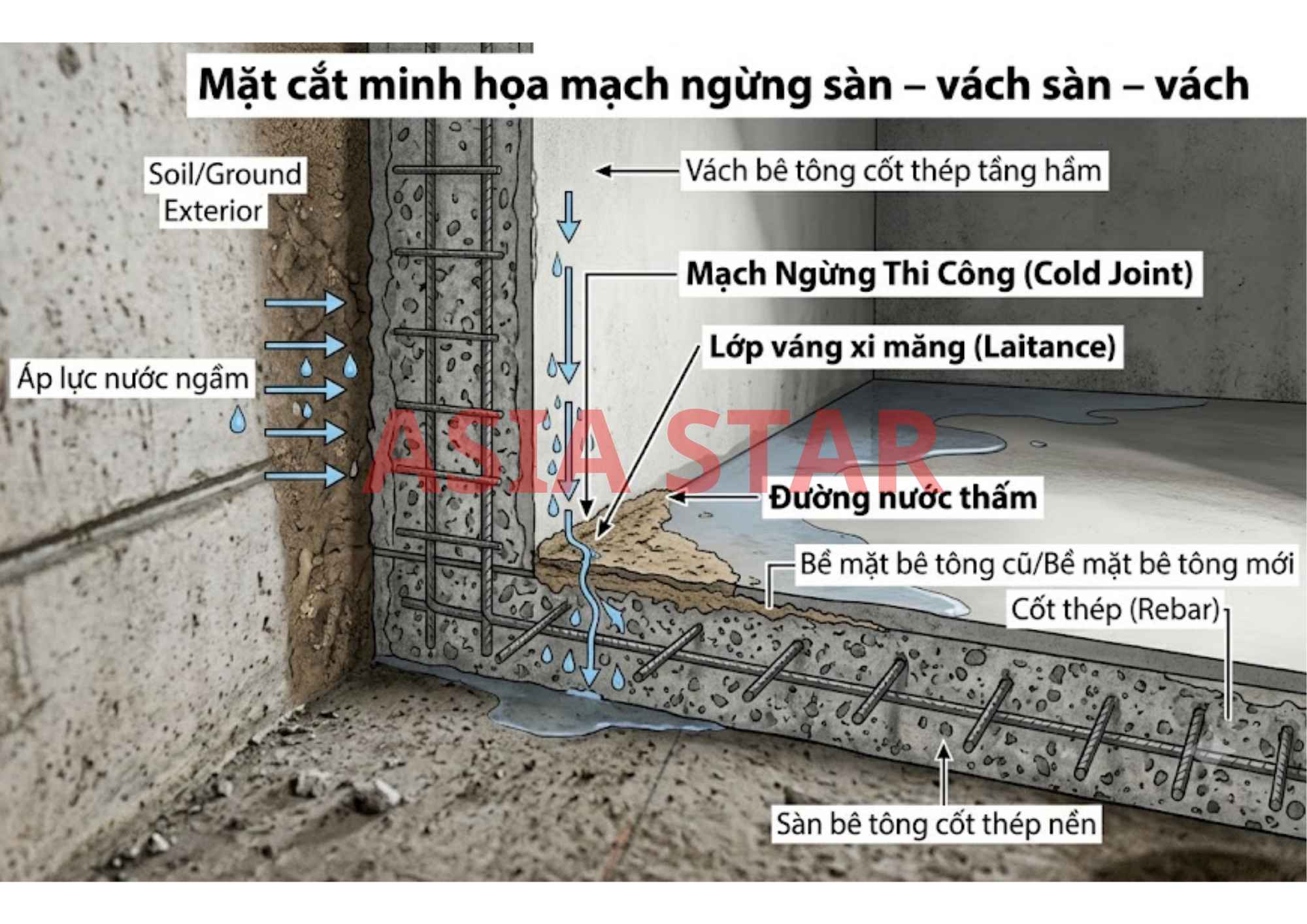 Mặt cắt minh họa