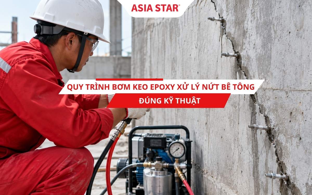 Quy trình bơm keo epoxy
